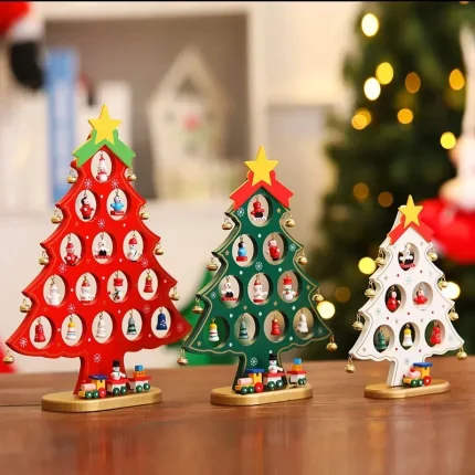 Christmas Tree DIY Desktop Creative Gift Decoration Network Redwood House Romantic Decoration 240929