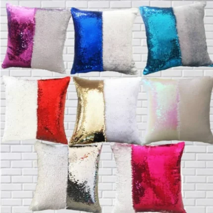 Case Mermaid Cushion New Sublimation Magic Sequins Blank Pillow Cases Hot Transfer Printing DIY Personalized Gift Fy7441 S s